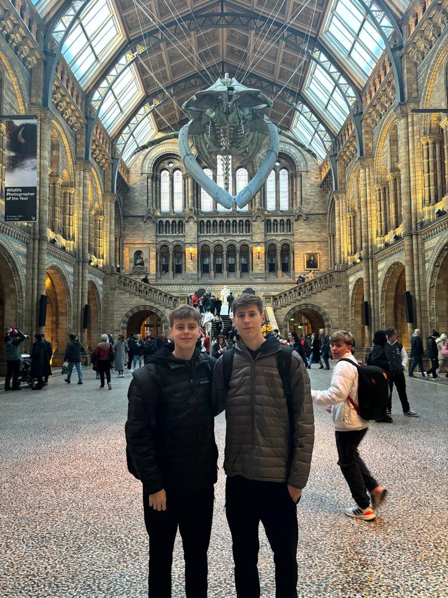 Intercambistas no Natural History Museum